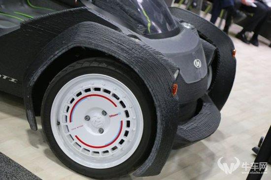 北美车展上那辆3D打印汽车