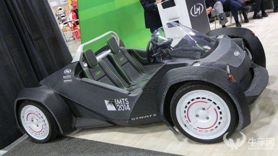 北美车展上那辆3D打印汽车