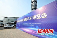 扬州国际汽车城首届车博会昨开幕 首日近万人观展