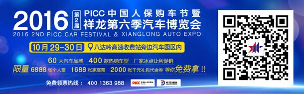 2016PICC中国人保购车节暨第二届祥龙第六季汽车博览会