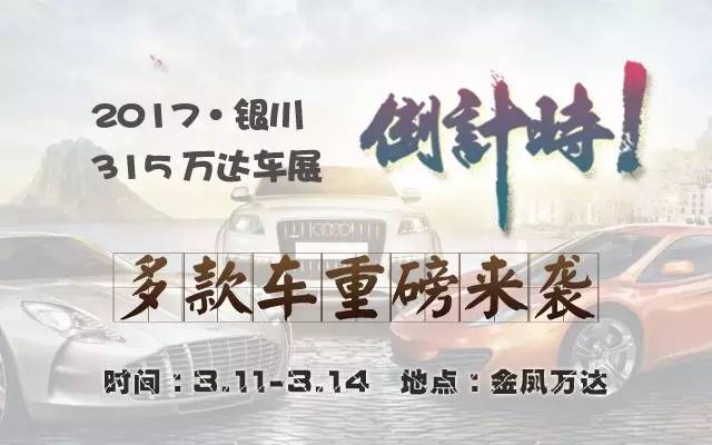2017銀川315萬達車展