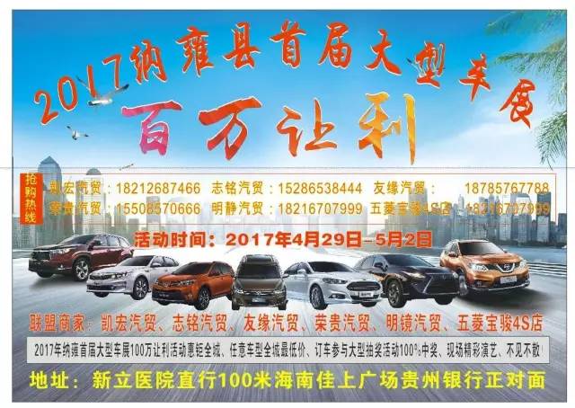 2017纳雍县首届大型车展