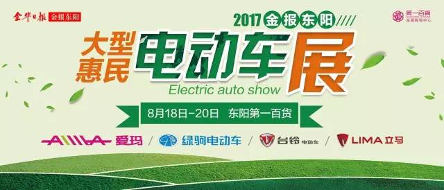 2017年东阳大型惠民电动车展