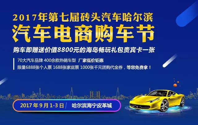 2017年第七届砖头汽车哈尔滨汽车电商购车节