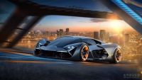 兰博基尼Terzo Millennio概念超跑发布