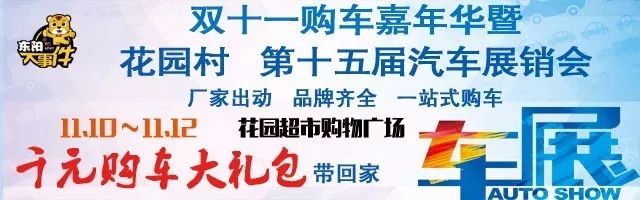 2017东阳双11购车嘉年华暨花园村第十五届秋季汽车文化节