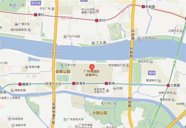 广州车展地图