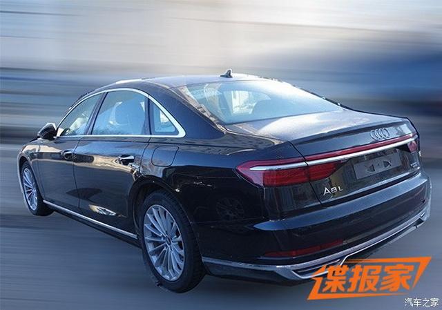 新奥迪A8L e-tron路试谍照 有望2018年上市