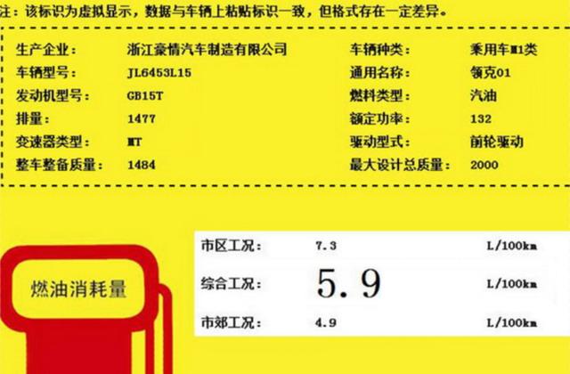 领克01将推入门车型