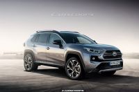 新款丰田RAV4荣放曝效果图 有望洛杉矶车展亮相