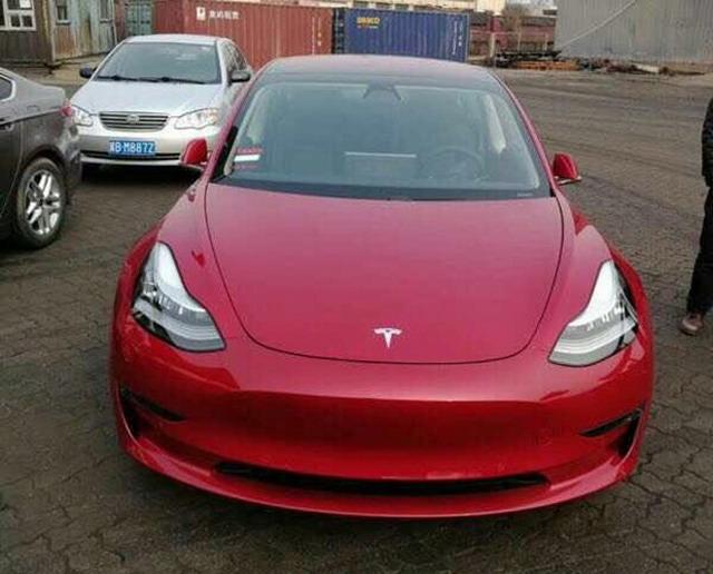 特斯拉MODEL 3国内谍照 或将2019年交付