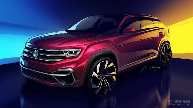 大众Atlas五座版概念车 纽约车展亮相