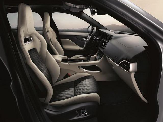 捷豹F-PACE SVR版官图发布 4.3秒破百