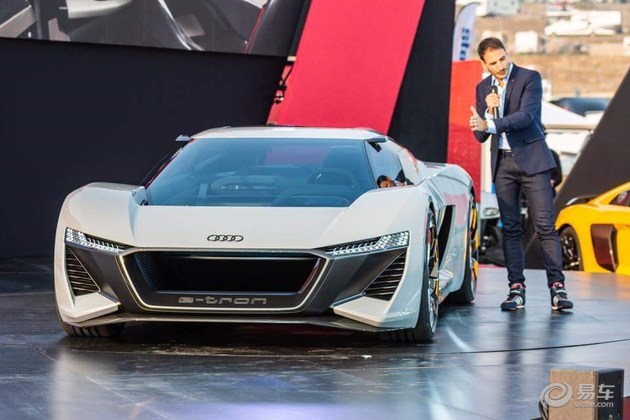 2018圆石滩车展：奥迪纯电动超跑PB18 E-tron
