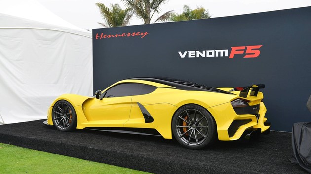 Hennessey Venom F5亮相圓石灘車展