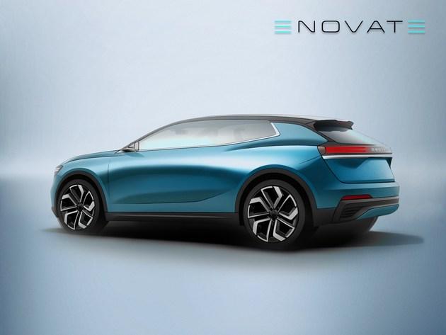 ENOVATE首款中大型纯电SUV效果图曝光
