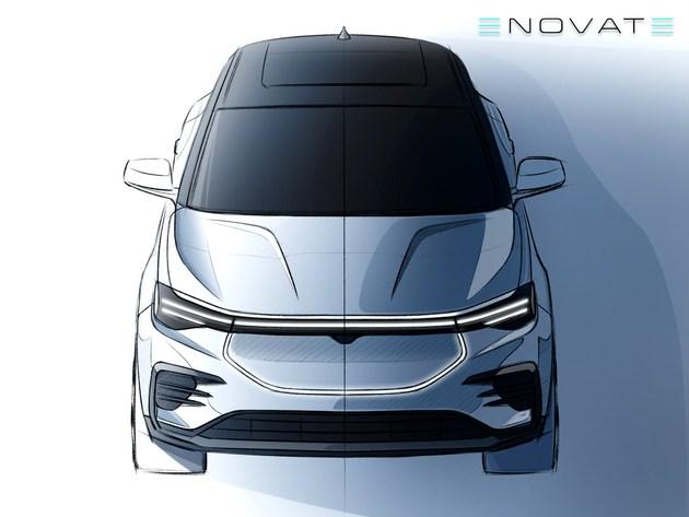 ENOVATE首款中大型纯电SUV效果图曝光