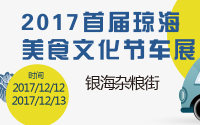 2017首届琼海美食文化节车展