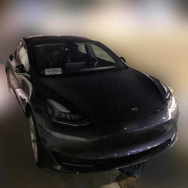 特斯拉Model 3国内谍照