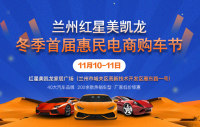 2018蘭州紅星美凱龍冬季首屆惠民電商購車節(jié)