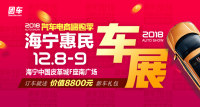 2018汽車電商嗨購季海寧首屆惠民車展