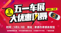 2019孝感五一車展