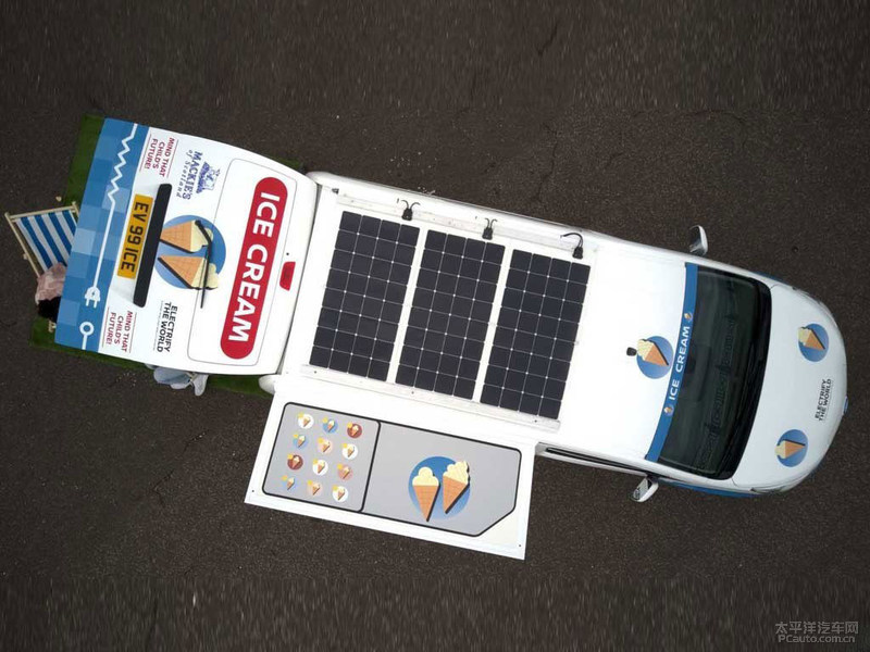 日产e-NV200 Ice Cream概念车官图发布