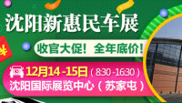 2019沈阳新惠民车展（12月）