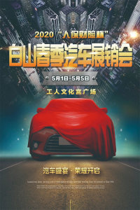 文化宮廣場(chǎng)“人保財(cái)險(xiǎn)杯”2020白山春季汽車展銷會(huì)明天正式開幕！