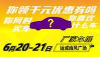 2020第十三屆中國名城汽車巡展-運城站