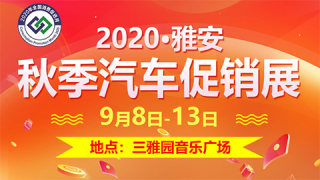 2020雅安秋季汽車促銷展