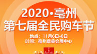 2020亳州第七屆全民購車節(jié)