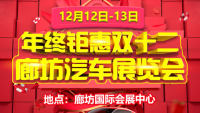 2020年終鉅惠雙十二廊坊汽車展覽會