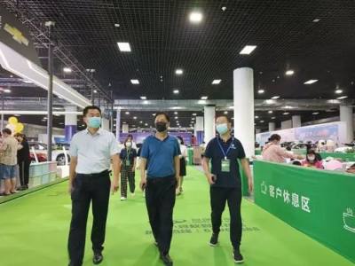 洛陽市節會服務中心李俊義副主任一行調研2022第五屆洛陽新能源汽車展覽會舉辦工作