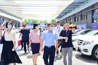 绵阳市商务局韩局长考察指导第十一届绵阳之春国际车展