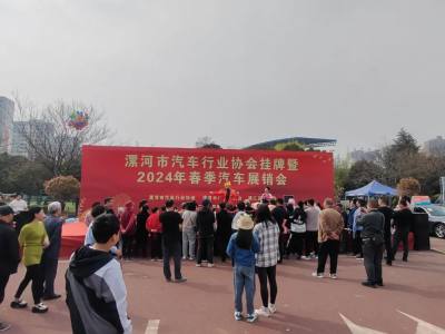 漯河市汽車行業(yè)協(xié)會(huì)揭牌暨源匯區(qū)2024春季車展，交易額突破2000多萬元！