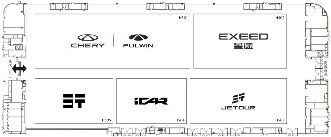 成都国际车展展位图