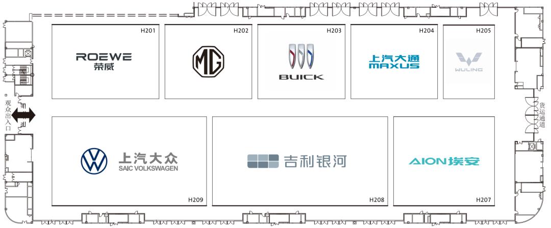 成都国际车展展位图