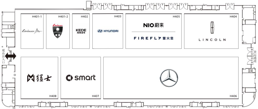 成都国际车展展位图
