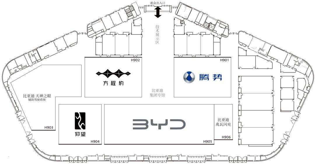 成都国际车展展位图
