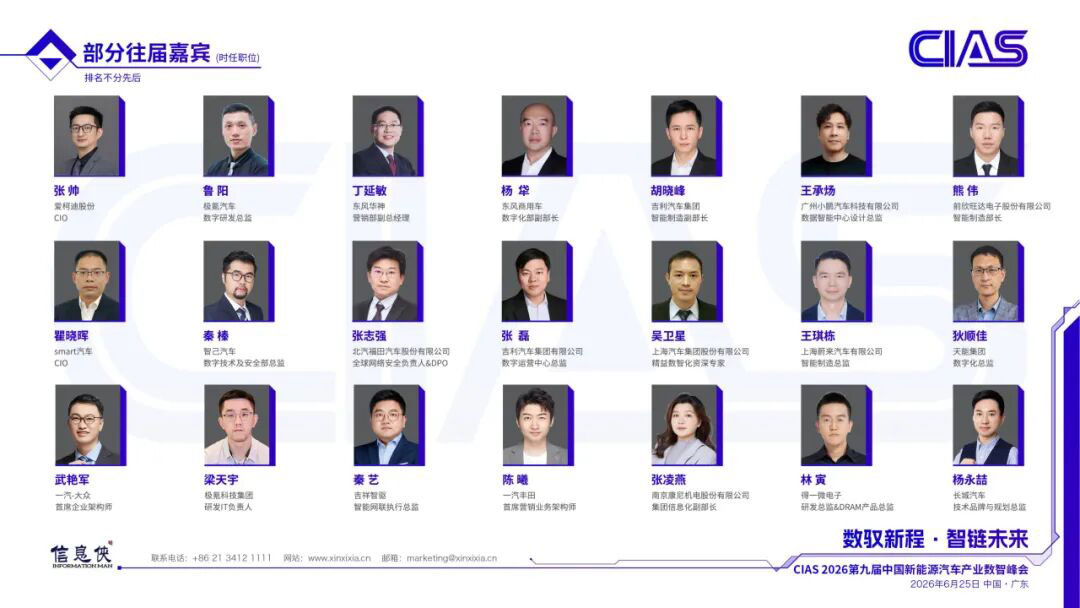 新能源汽车产业数智峰会