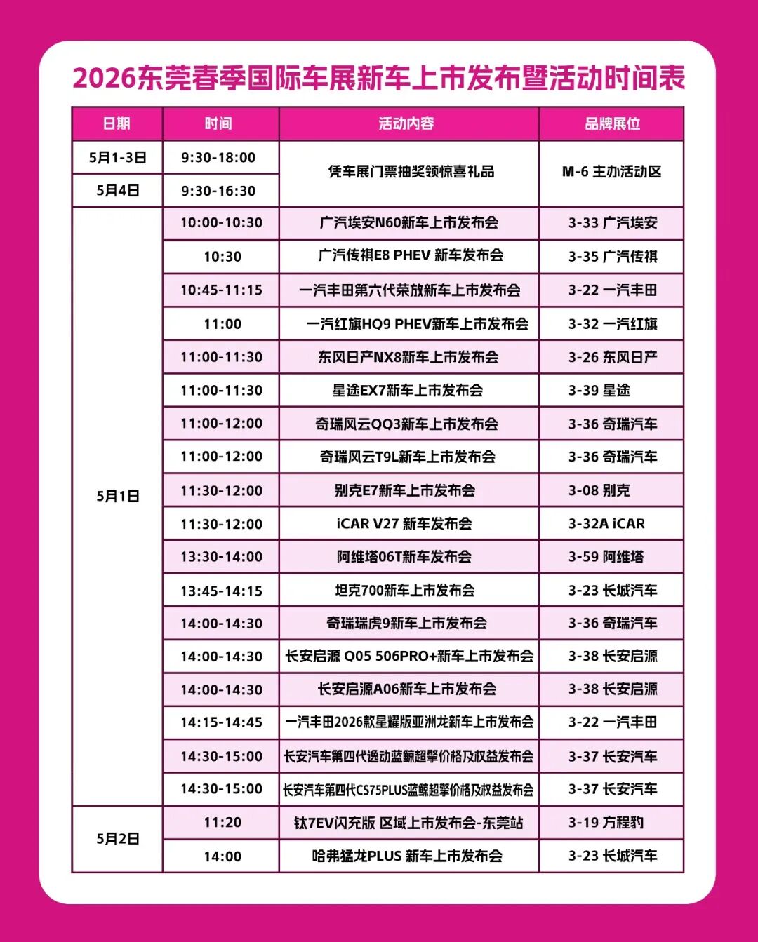 东莞春季国际车展